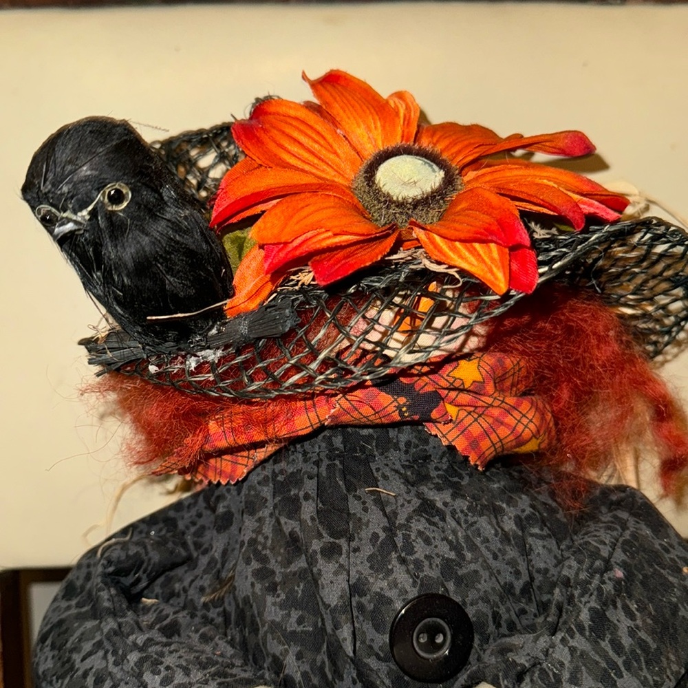 Halloween ๐host pick๐๐ป NWOT holiday handcrafted Shabby Chic doll - Picture 3 of 10